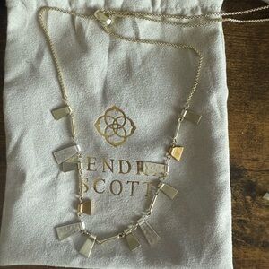 Kendra Scott Lynne adjustable mixed metal necklace